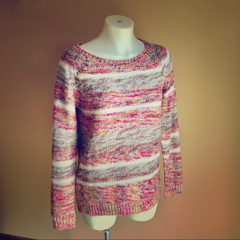 Mossimo Multi Color Striped Sweater